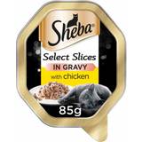 Sheba cat food Sheba Select Slices Cat Food Tray with Chicken in Gravy 85g