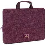 Red Sleeves Rivacase 7913 Burgundy Red Laptop Sleeve 13.3-14" with Handles