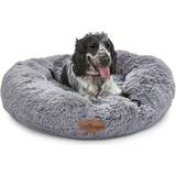 Dog Beds,Dog Blankets & Cooling Mats Pets Silentnight Calming Donut Pet Bed M/L