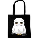 Black Fabric Tote Bags Logoshirt Harry Potter Baumwolltasche Hedwig