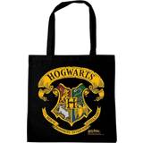 Black Fabric Tote Bags Logoshirt Harry Potter Baumwolltasche Hogwarts Wappen