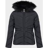 Fur jackets Barbour International Julio Plain Quilted Jacket - Black