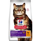Hills Cats - Dry Food Pets Hills Adult Sensitive Stomach & Skin Dry Cat Food with Chicken 7kg