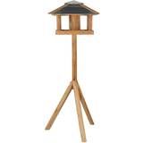 Esschert Design Bird Table with Silo and Square Roof