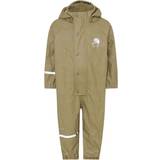Hidden Zip Rain Overalls Children's Clothing CeLaVi Rain Suit - Khaki (4697-930)