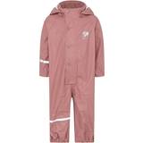 Hidden Zip Rain Overalls Children's Clothing CeLaVi Rain Suit - Burlwood (4697-433)