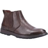 Laced Chelsea Boots Hush Puppies Gary Leather MEMORY FOAM Mens