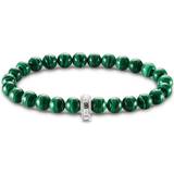 Green Jewellery Thomas Sabo Charm Bracelet - Silver/Malachite