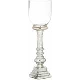 Candles & Accessories Hill Interiors Mercury Effect Glass Top Tall Pillar Holder Candle