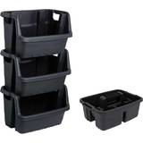 Small Boxes Charles Bentley Strata Stacking Crate and Caddy Storage Bundle Small Box