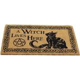 Nemesis Now Wall Mirrors Nemesis Now A Witch Lives Here Door Mat multicolor Wall Mirror