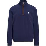 Elastane/Lycra/Spandex Tops Polo Ralph Lauren Terry Half Zip Sweater - French Navy