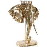 Dkd Home Decor ative Figure Elephant Golden Resin (49 x 26,5 x 57 cm) Figurine