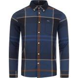 Cotton Shirts Barbour Dunoon Tailored Shirt - Slate Blue