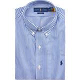 Shirts on sale Polo Ralph Lauren Poplin Slim Stripe Shirt - Blue
