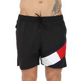 Tommy Hilfiger Men Swimming Trunks Tommy Hilfiger Logo Waistband Mid Length Swim Shorts PRIMARY