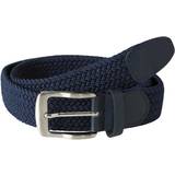 Blue - Men Belts Duke D555 Quinn Stretch Braided Belt