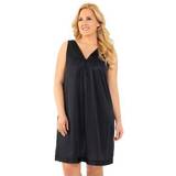 Nightgowns on sale Plus Women's Exquisite Form Sleeveless Short Sleep Gown by Exquisite Form in Midnight (Size XL)