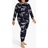 Sleepwear Chelsea Peers Curve Zebra Print Satin Pyjamas
