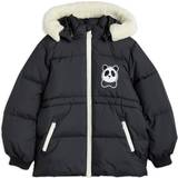 Down jackets - Hood with fur Mini Rodini Panda Puffer Jacket