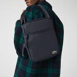 Lacoste Men's Medium LCST Zippered Petit Piqué Crossover Bag Size Unique size Dark Sapphire