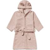 Cotton Dressing Gowns Wood Wood Bathrobe with Ears - Dusty Rose (637-22)