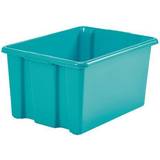 Turquoise Interior Details Stack And Store Large Teal Storage Box