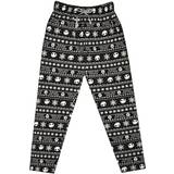 Unisex Sleepwear Nightmare Before Christmas Mens Jack Skellington Pyjama Bottoms (Black/White)