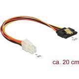 DeLock Cable P4 male > SATA 15 pin 20 cm