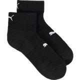 Girls Socks Puma Kid's Sport Cushioned Quarter Socks 2-pack - Black (935468)