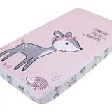 Polyester Sheets NoJo Sweet Deer Fitted Crib Sheet 27x52"