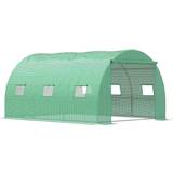 Freestanding Greenhouses OutSunny Tunnel Green House 4 x 3 x 2 m