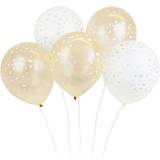Talking Tables White and Gold Latex Balloons