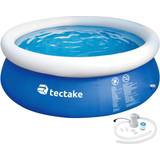 tectake Inflatable pool with filter Ã 300 x 76 cm swimming pool, outdoor swimming pool, inflatable swimming pool blue