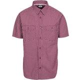 Men - Purple Shirts Trespass Uttoxeter Short Sleeve Shirt Man