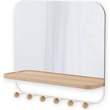 Umbra Estique with Hooks Wall Mirror