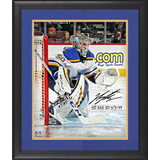 Fanatics St. Louis Blues Jordan Binnington Framed Autographed Photograph with 1st NHL SO 1/7/19 Inscription
