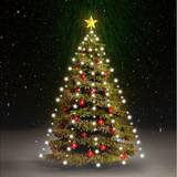 vidaXL Net Lights with 150 LEDs Cold White 150 cm Christmas Tree
