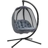 Grey Outdoor Hanging Chairs Garden & Outdoor Furniture OutSunny 84A-207V70