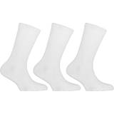 Black Socks Children's Clothing Universal Textiles Childrens/Kids Plain Cotton Rich School Socks (Pack Of 3) (UK Shoe Euro 27-30 (Age: 5-7 years) (White)