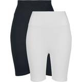 Urban Classics Ladies Hight Waist Cycle Shorts Double Pack Shorts