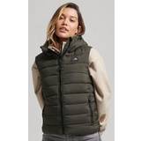 Superdry Women Vests Superdry Women's Hooded Classic Padded Gilet