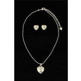Blazin Roxx Beaded Heart Jewelry Set
