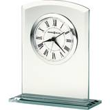 Howard Miller Medina Tabletop Alarm In Glass Wood Wood 4in X 5in Table Clock