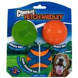 Chuckit ultra ball medium Chuckit! Fetch Medley 3 Pack Erratic, Strato Ultra Squeaker Ball