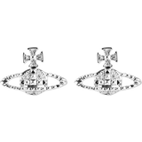 Earrings Vivienne Westwood Mayfair Bas Relief Earrings - Silver/Transparent