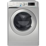 Washer dryer silver Indesit BDE 861483X S UK N