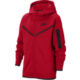Nike tech fleece hoodie junior Children's Clothing Nike Boy's Sportswear Tech Fleece - University Red/Black (CU9223-657)