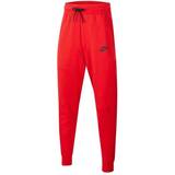 XS Trousers Nike Boy's Sportswear Tech Fleece Trousers - University Red/Black (CU9213-657)