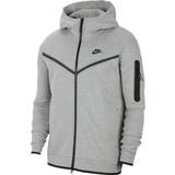Nike Clothing Nike Sportswear Tech Fleece Full-Zip Hoodie Men - Dark Grey Heather/Black